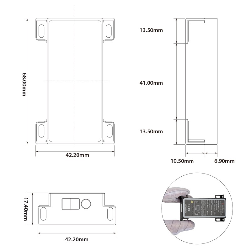 Industrial Laser Measurement - เซ็นเซอร์วัดระยะทางด้วยเลเซอร์แบบ TTL รุ่นใหม่ LDL-P4 ระยะ 20