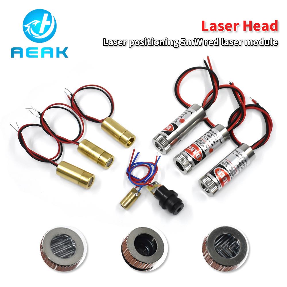 Industrial Laser Line - คุณภาพสูงเลเซอร์สายสีแดง5MW 650nm ปรับโฟกัสเลเซอร์5V เกรดอุตสาหกรรม P0.05