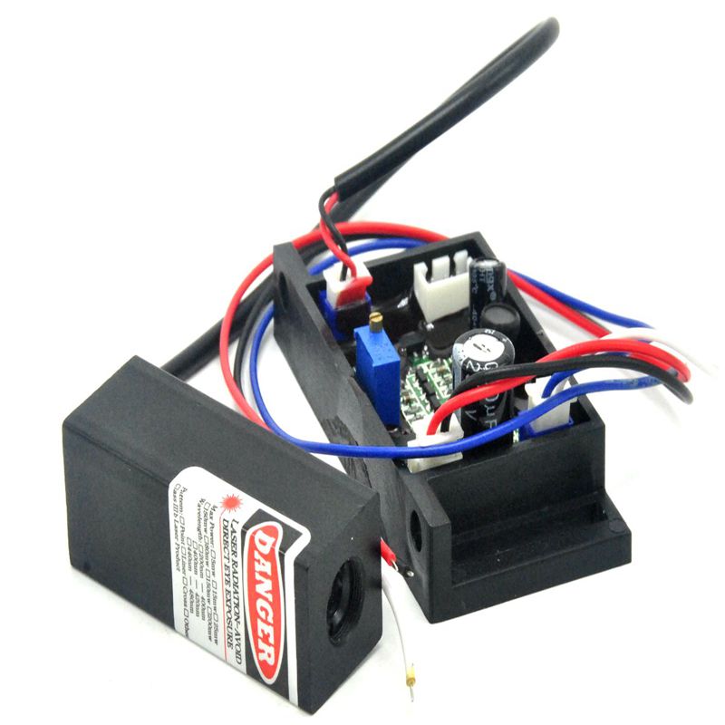 Industrial Laser Light - 18X53มม.อุตสาหกรรมใหม่405nm สีม่วงโมดูลเลเซอร์ไดโอดเลเซอร์สีฟ้า Dot 10Mw/50MW 12V