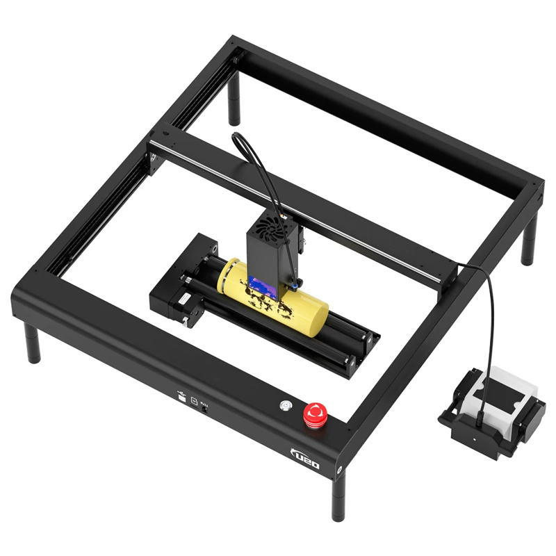 Air Assist Pump Laser - เครื่องแกะสลักเลเซอร์ 20W U20 เครื่องแกะสลักและตัดด้วยเลเซอร์ ออกแบบมาเพื่อปกป้องดวงตา พร้อมปั๊มลมช่วย