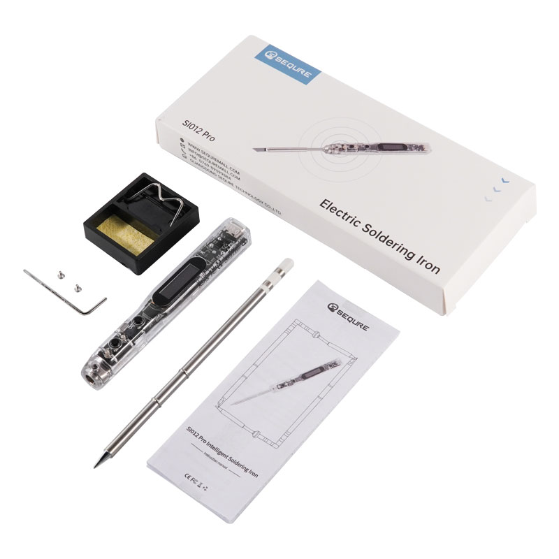 Industrial Laser Soldering Iron - เครื่องบัดกรีไฟฟ้าอัจฉริยะ OLED รุ่น SEQURE SI012 Pro