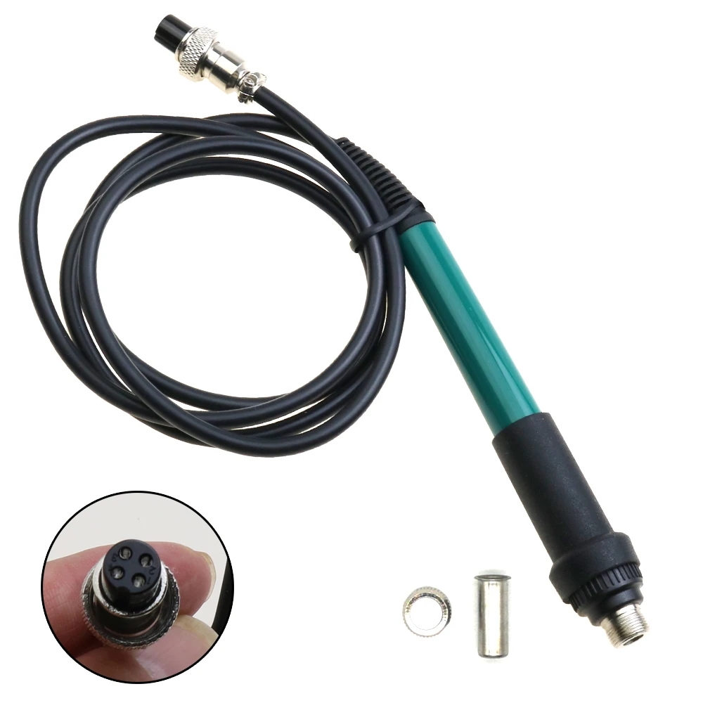 Industrial Laser Soldering Iron - หัวแร้งบัดกรี 4 ขา รุ่น T12-907 ด้ามจับสีเขียว