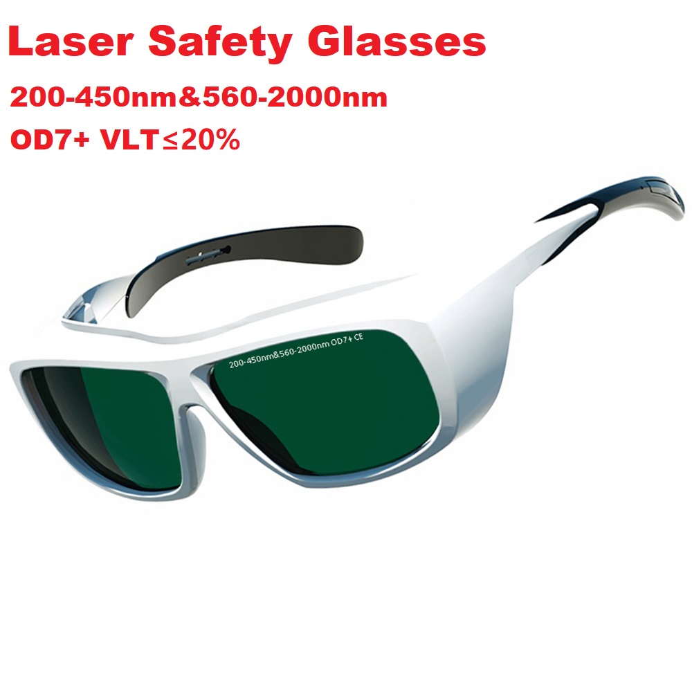 Industrial Laser Glasses - OD7+ แว่นตานิรภัยแบบเลเซอร์ แว่นตา IPL เลเซอร์กําจัดขน ทรีทเม้นต์