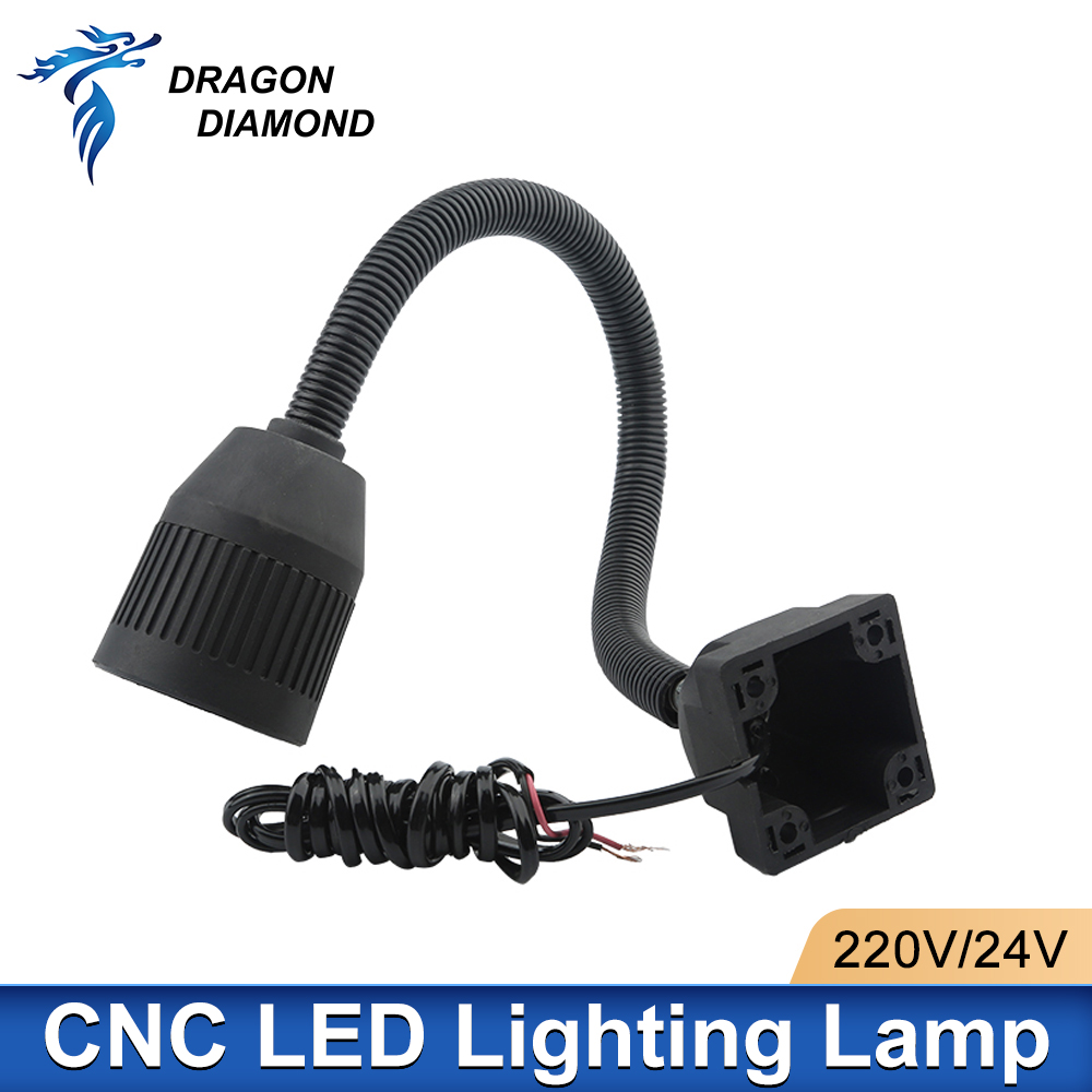 Industrial Laser Light - ไฟเลเซอร์ CO2 LED สำหรับเครื่องมือ 220/24V แบบคอห่าน