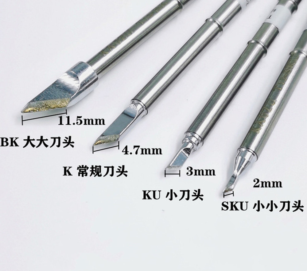 Industrial Laser Soldering Iron - หัวแร้งบัดกรี T12-BK/SKU/C6/C8/C10/C15 ออกแบบมาสำหรับสถานีบัดกรี OLED&STC-LED T12 ด้ามจับ