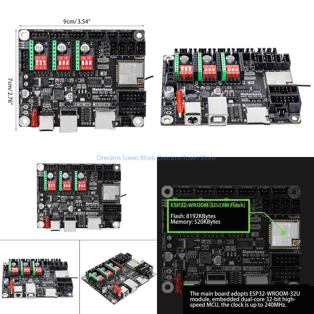 Laser Controller Board - HX6A MKS DLC32 V2.0 เดสก์ท็อปแกะสลัก Board