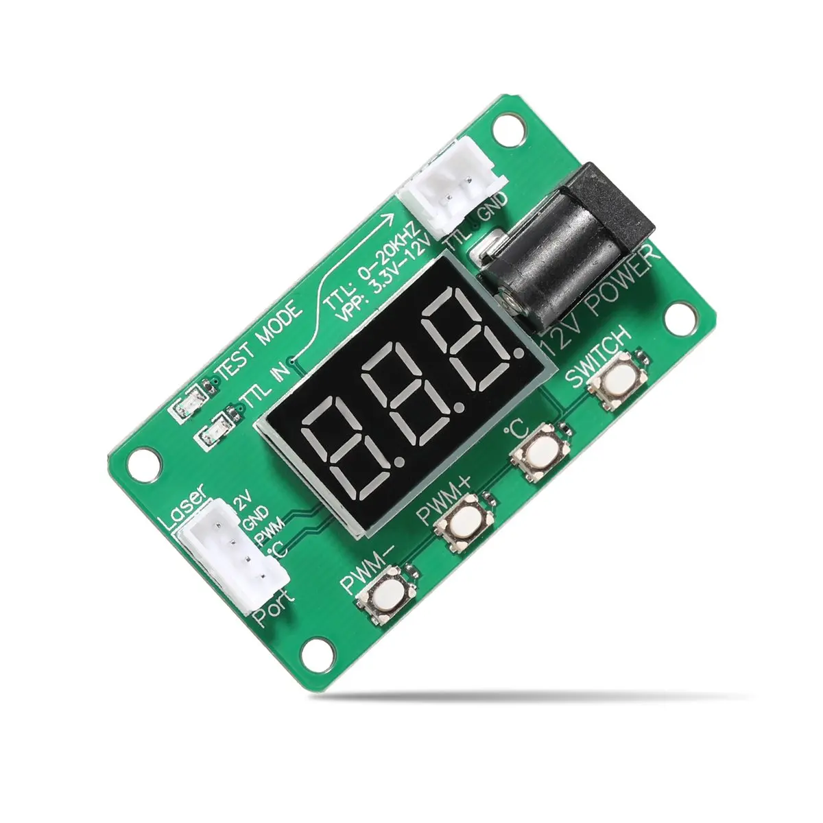 Laser Controller Board - NEJE PWM บอร์ดควบคุมเลเซอร์พร้อมสายเคเบิล - ปรับอุณหภูมิและความเร็วได้สําหรับเครื่องแกะสลัก/ตัด DIY