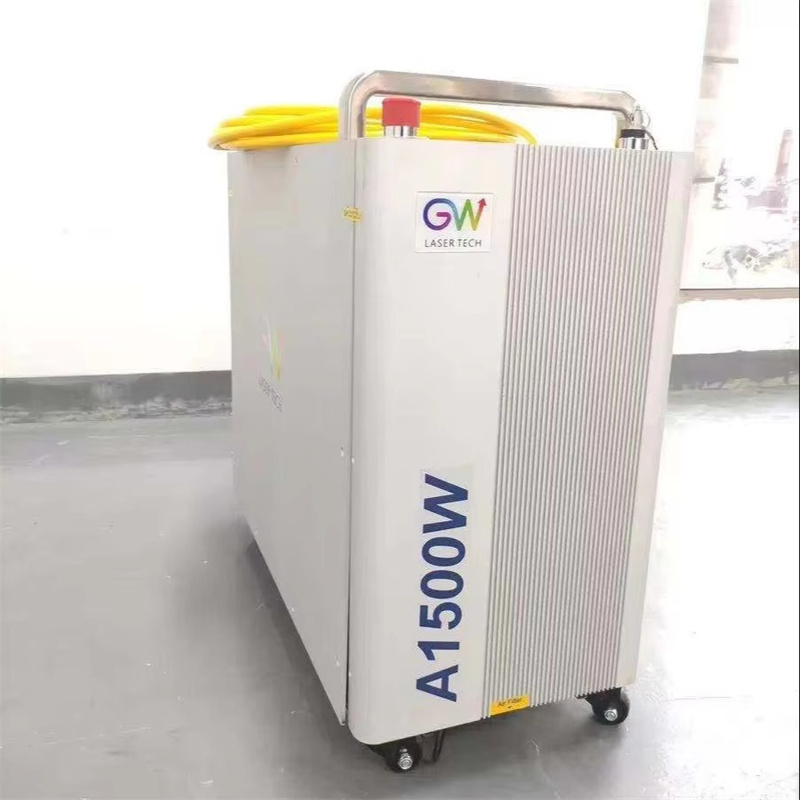 Handheld Laser Welding Machine - GW 1500W เครื่องเชื่อมไฟเบอร์เลเซอร์แบบมือถือขนาดเล็ก ระบบระบายความร้อนด้วยอากาศ เครื่องทำความสะอาดด้วยเลเซอร์พัลส์