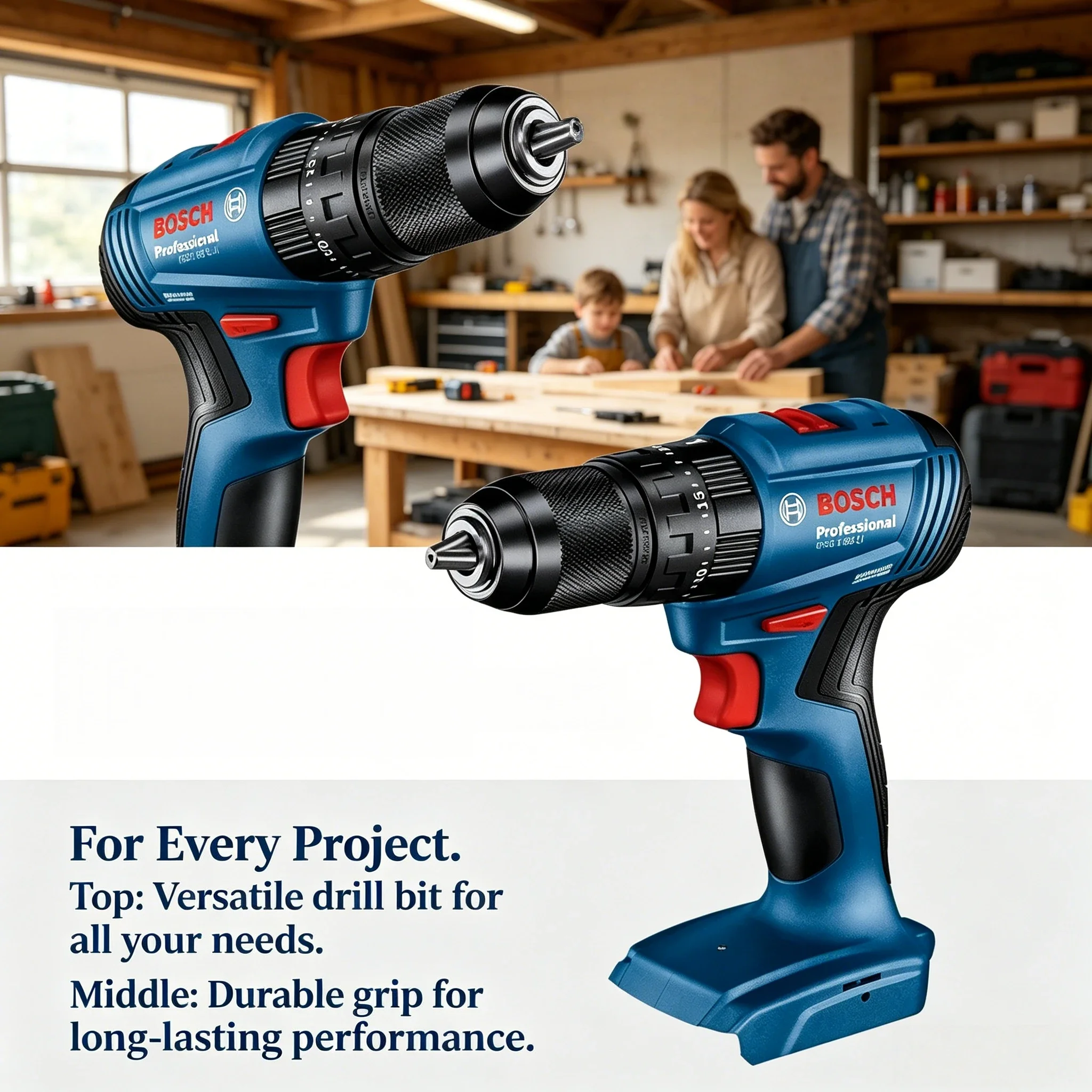 Bosch Drill Gsb 18V - บ๊อช GSB 185-LI 18V สว่านกระแทกไร้สายแบบไร้แปรงถ่าน 1900