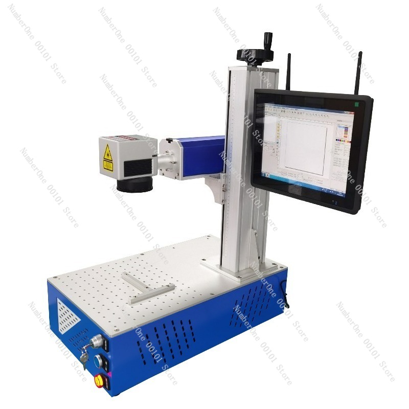 Industrial Laser Engraving Machine For Metal - เครื่องเลเซอร์ไฟเบอร์สำหรับงานมาร์กกิ้งแบบตั้งโต๊ะ, เครื่องแกะสลักโลหะแบบพกพาขนาดเล็ก, เครื่องแกะสลักเลเซอร์ความแม่นยำสูงสำหรับงานอุตสาหกรรมและงาน DIY