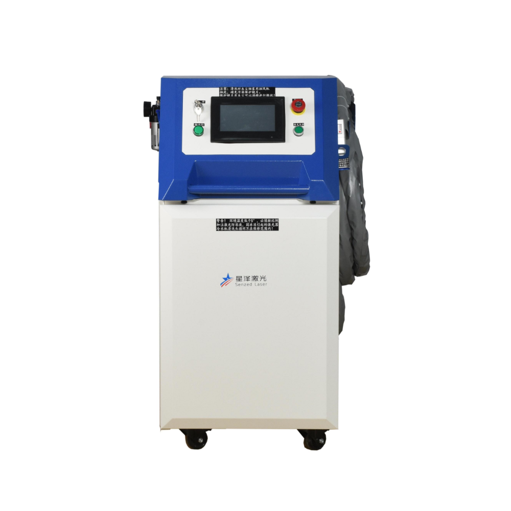 Industrial Laser Removal Machine - เครื่องทำความสะอาดด้วยเลเซอร์ไฟเบอร์ต่อเนื่อง 1500W สำหรับการกำจัดสนิมในอุตสาหกรรมและการเตรียมพื้นผิวโลหะสำหรับงานหนัก