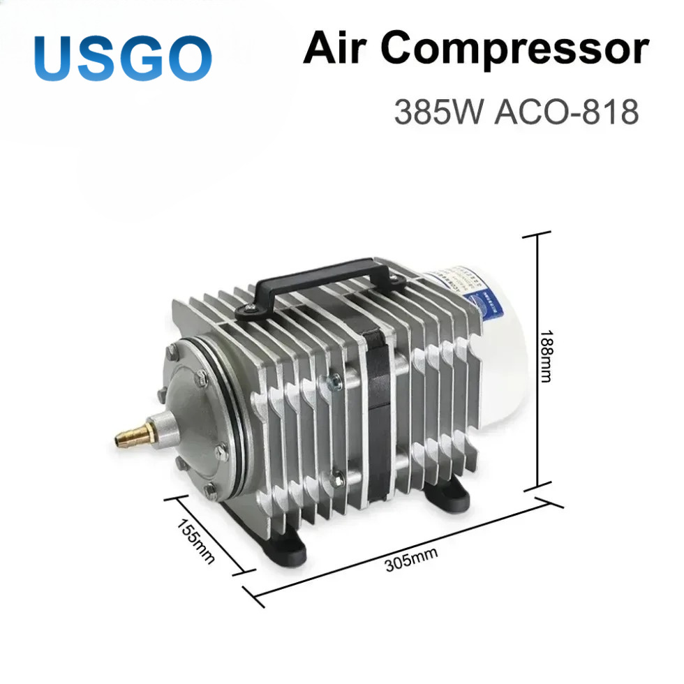 USGO ACO-818 ปั๊มลมแม่เหล็กไฟฟ - Air Assist Pump Laser บทวิจารณ์และราคา