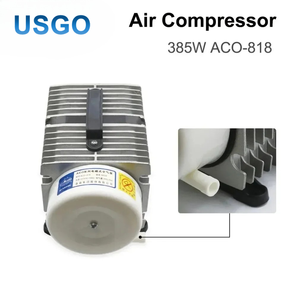 USGO ACO-818 ปั๊มลมแม่เหล็กไฟฟ - Air Assist Pump Laser บทวิจารณ์และราคา