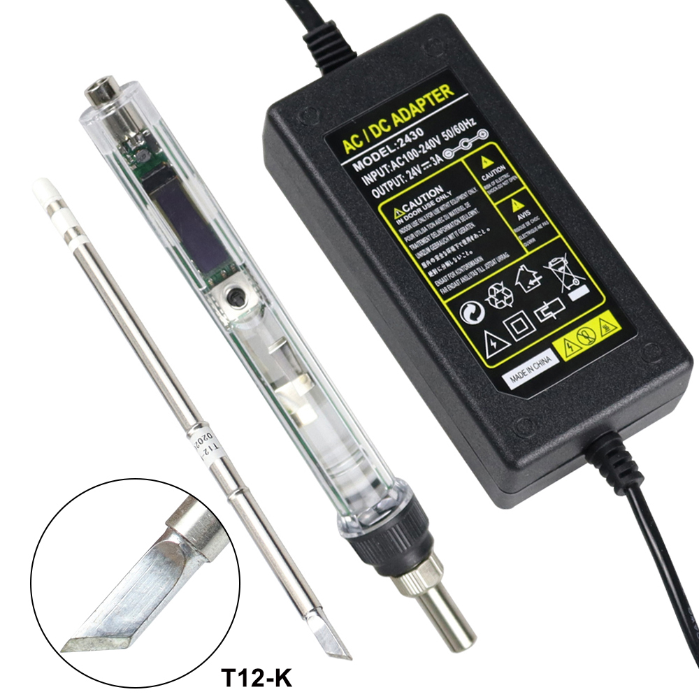 T12 ไฟฟ้าชุดบัดกรี DC 12-24V 7 - Industrial Laser Soldering Iron บทวิจารณ์และราคา