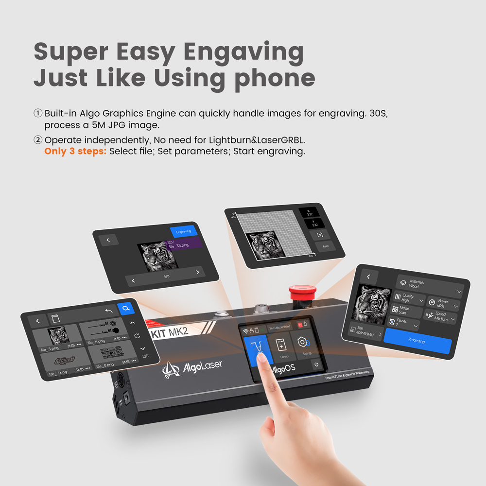 AlgoLaser เลเซอร์ DIY ชุด MK2  - Laser Marking Machine บทวิจารณ์และราคา