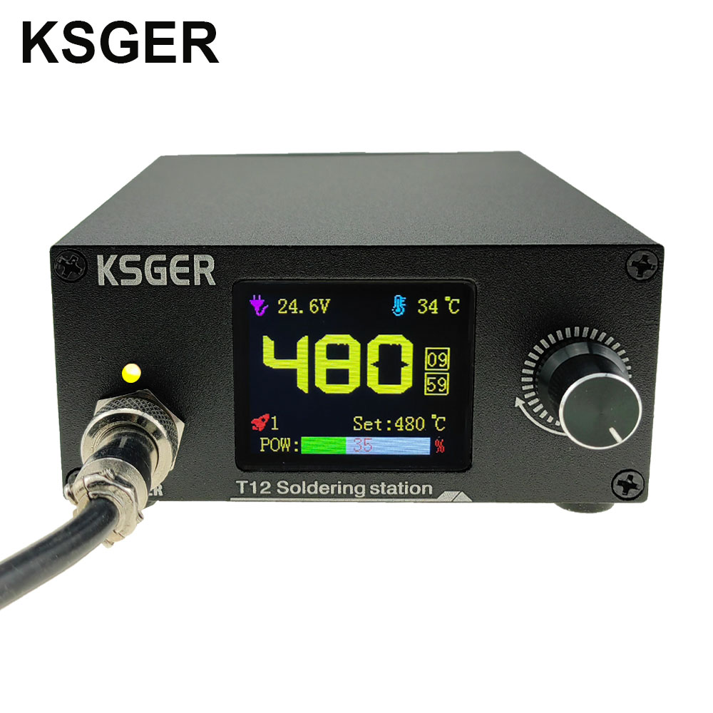 KSGER T12 สถานีบัดกรีเหล็กเคล็ - Industrial Laser Soldering Iron บทวิจารณ์และราคา