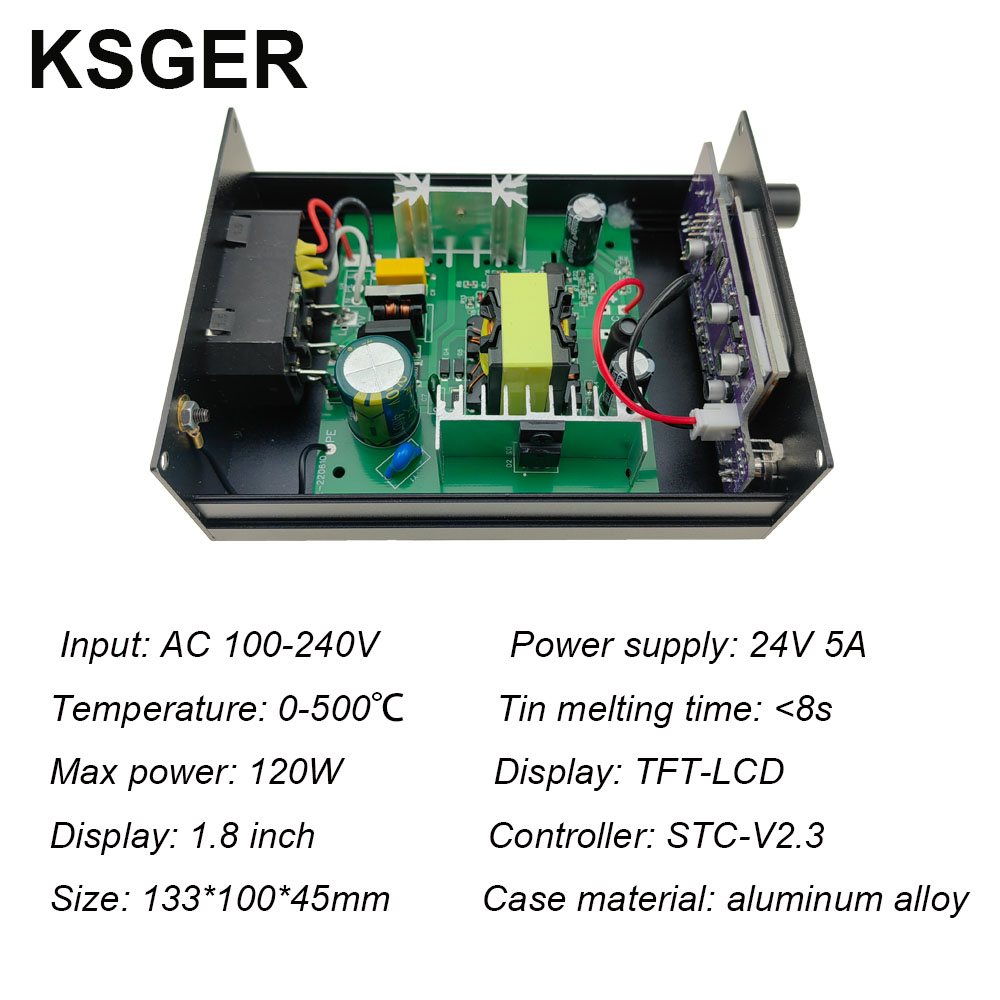 KSGER T12 สถานีบัดกรีเหล็กเคล็ - Industrial Laser Soldering Iron บทวิจารณ์และราคา