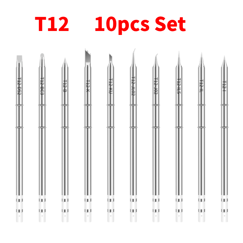10 ชิ้น T12 ชุดหัวแร้งบัดกรีรุ - Industrial Laser Soldering Iron บทวิจารณ์และราคา