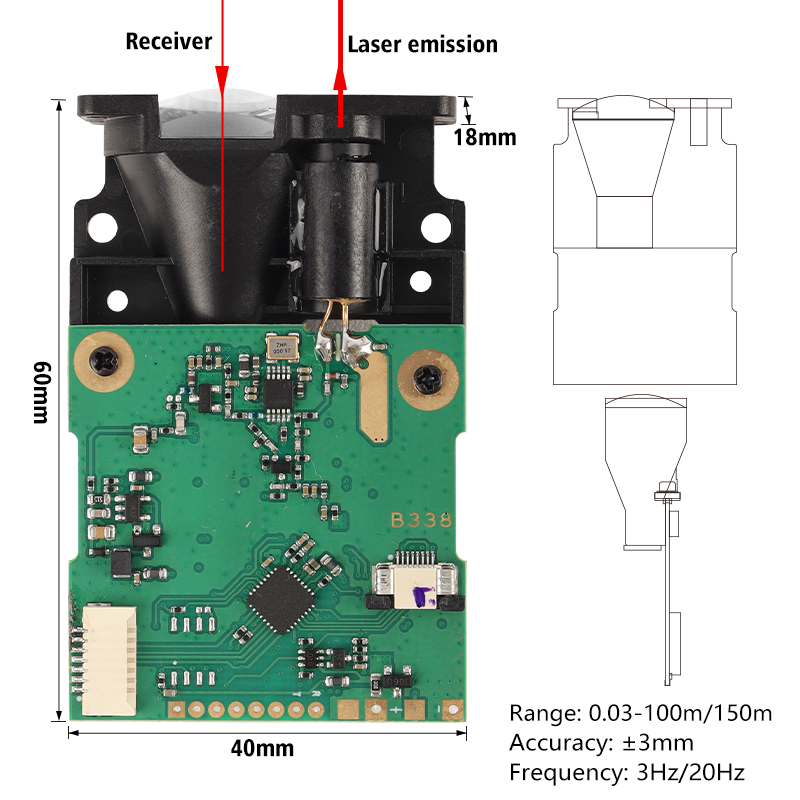 โมดูลวัดระยะทางอุตสาหกรรมคลาส  - Industrial Laser Measurement บทวิจารณ์และราคา