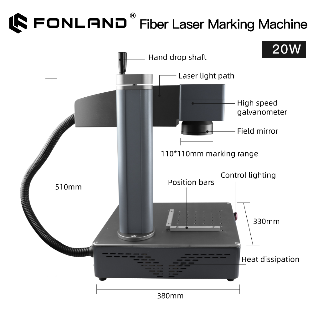 เครื่องแกะสลักเลเซอร์ไฟเบอร์โล - Industrial Laser Engraving Machine For Metal บทวิจารณ์และราคา