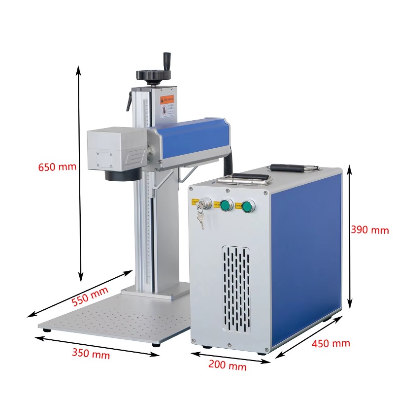 เครื่องมาร์กกิ้งไฟเบอร์เลเซอร์ - Industrial Laser Engraving Machine For Metal บทวิจารณ์และราคา
