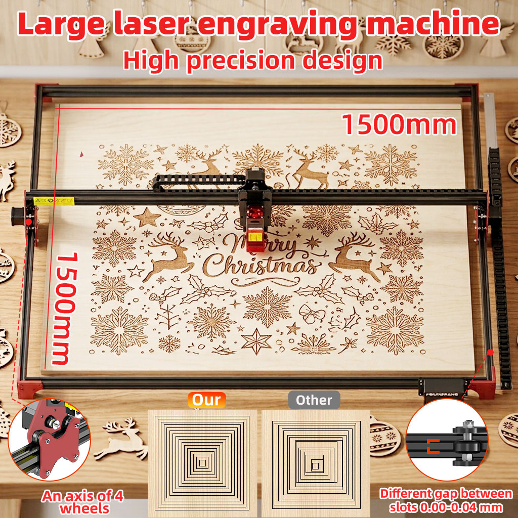 เครื่องแกะสลักและตัดด้วยเลเซอร - Air Assist Pump Laser บทวิจารณ์และราคา