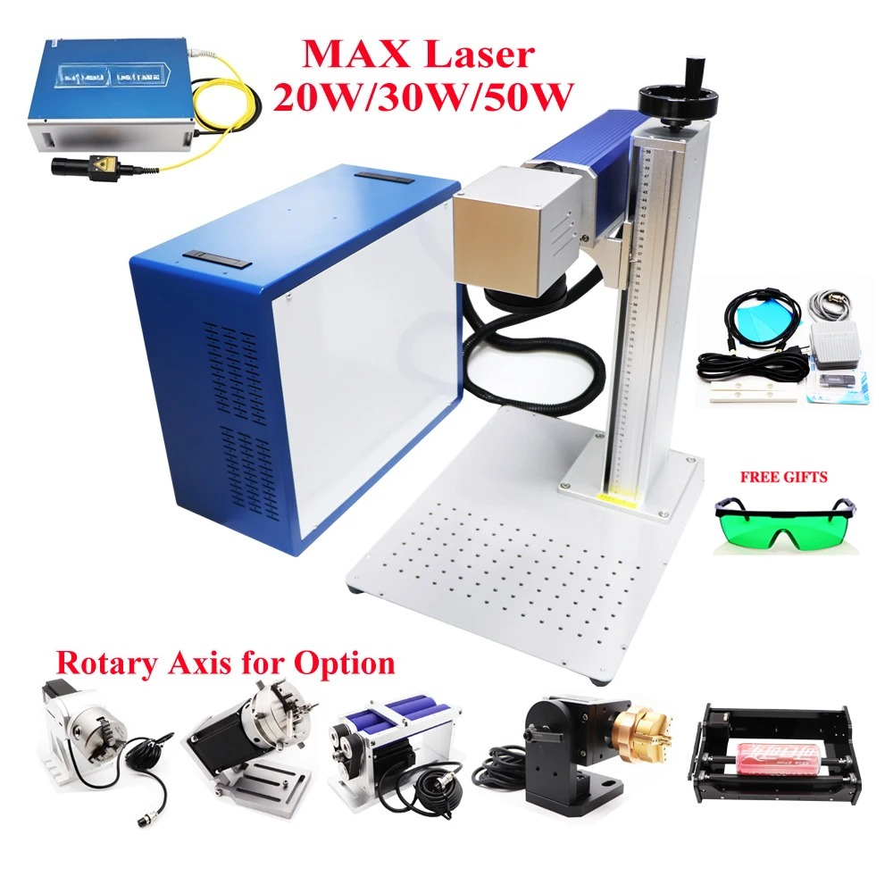 เครื่องเลเซอร์ไฟเบอร์ 20W 30W  - Industrial Laser Engraving Machine For Metal บทวิจารณ์และราคา