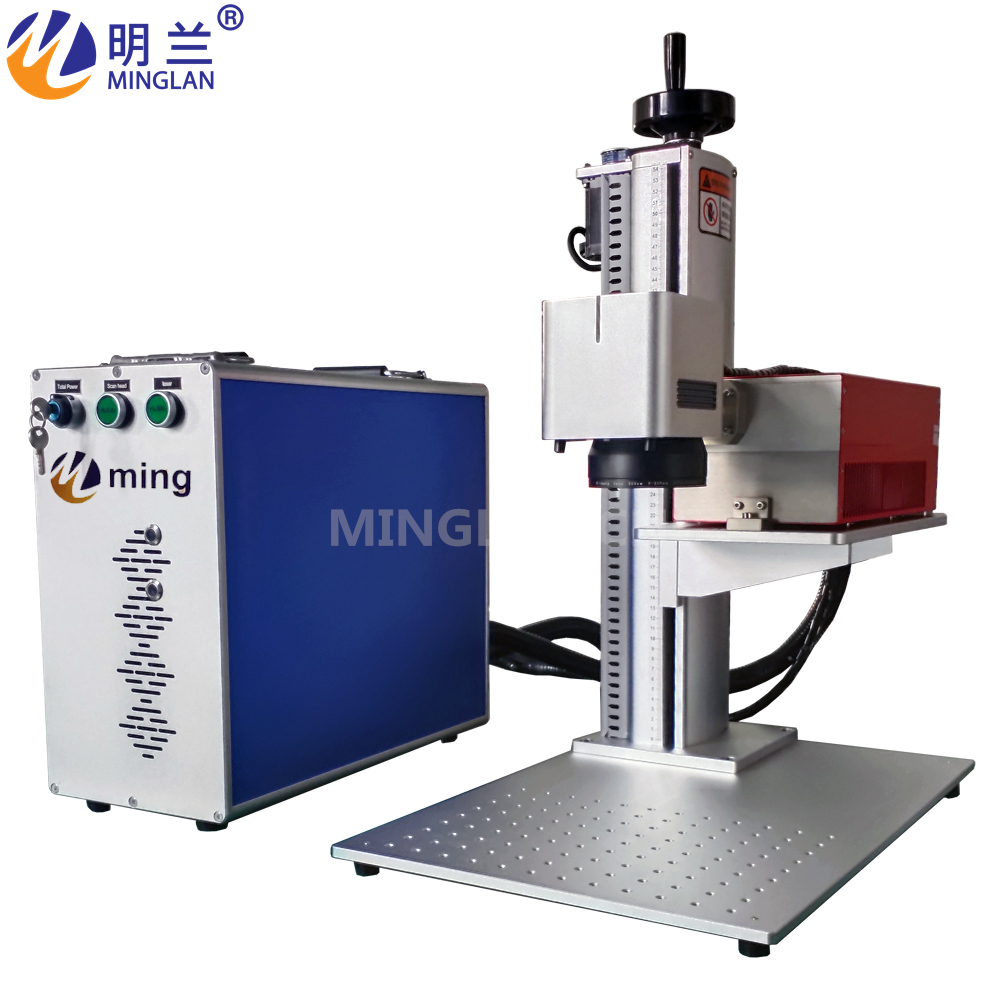 เครื่องเลเซอร์มาร์กกิ้ง UV แบบ - Industrial Laser Engraving Machine For Metal บทวิจารณ์และราคา