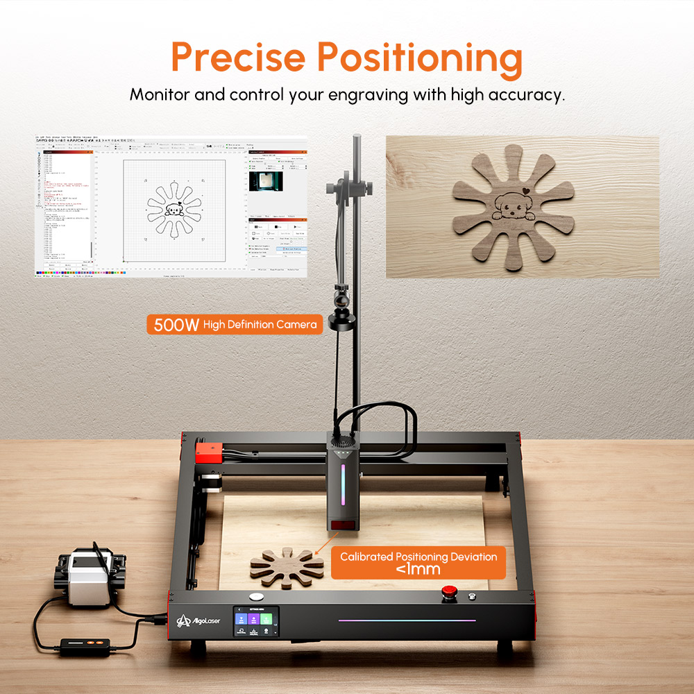 ชุดกล้อง AlgoLaser Lightburn ส - Industrial Laser Cutting Machine บทวิจารณ์และราคา