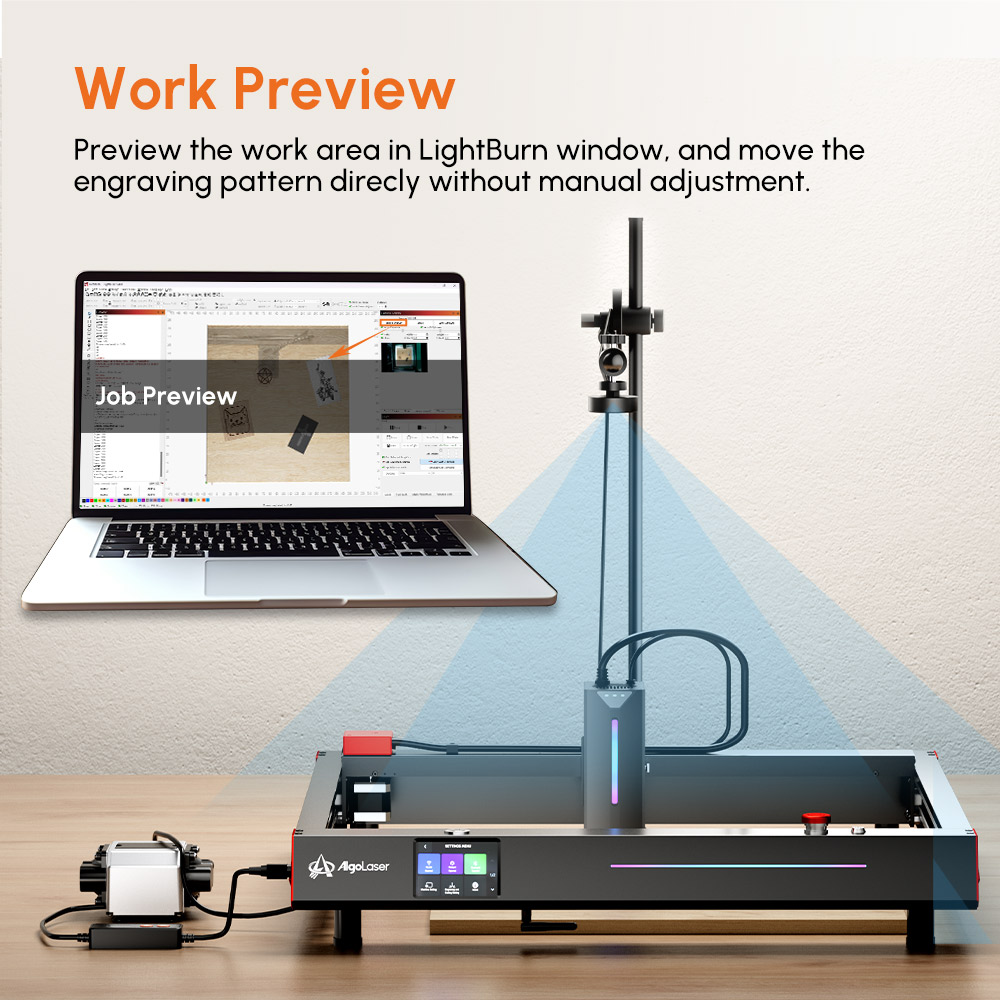 ชุดกล้อง AlgoLaser Lightburn ส - Industrial Laser Cutting Machine บทวิจารณ์และราคา