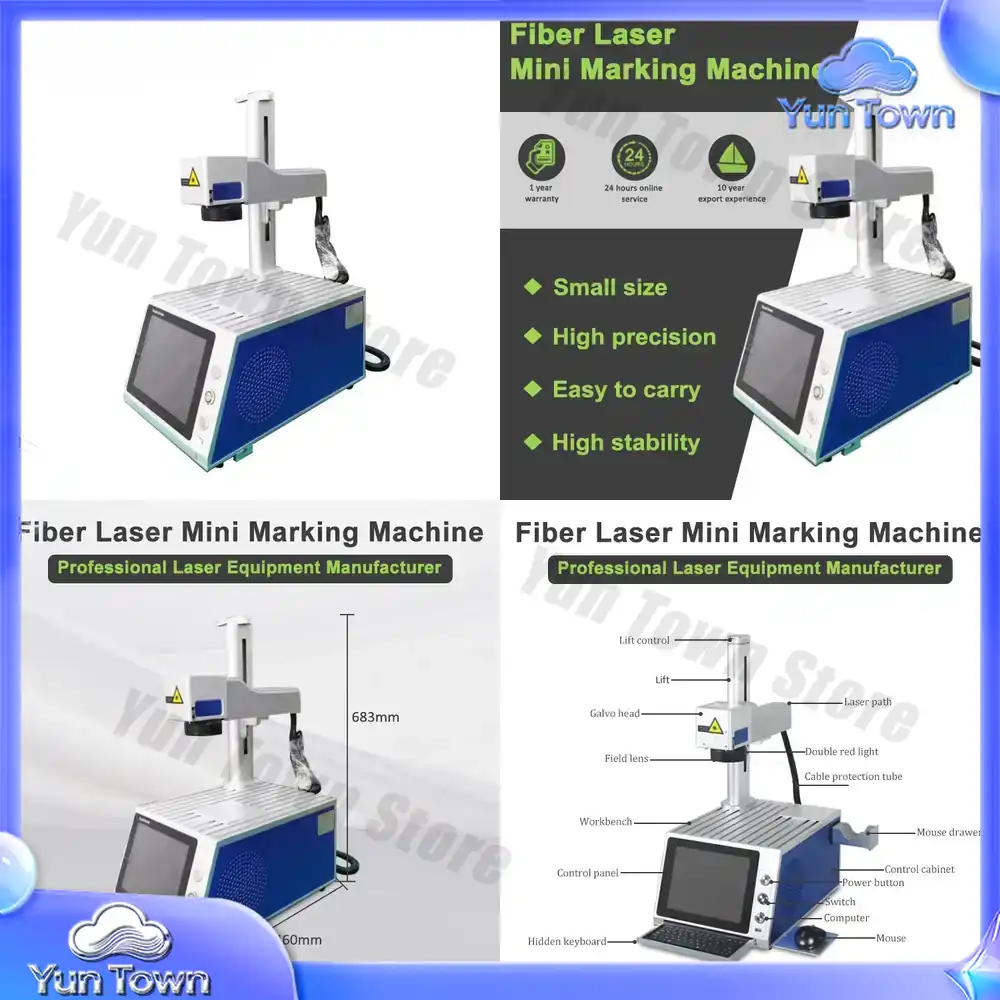 เครื่องมาร์กกิ้งไฟเบอร์เลเซอร์ - Industrial Laser Marking Machine บทวิจารณ์และราคา