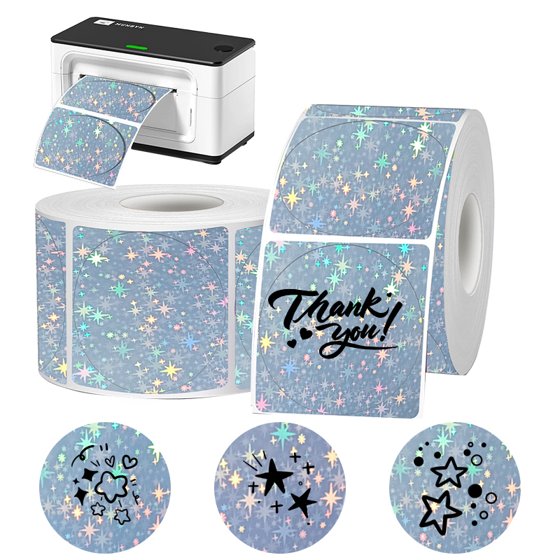สติกเกอร์โฮโลแกรมสีเงินเลเซอร์ - Industrial Laser Printer บทวิจารณ์และราคา
