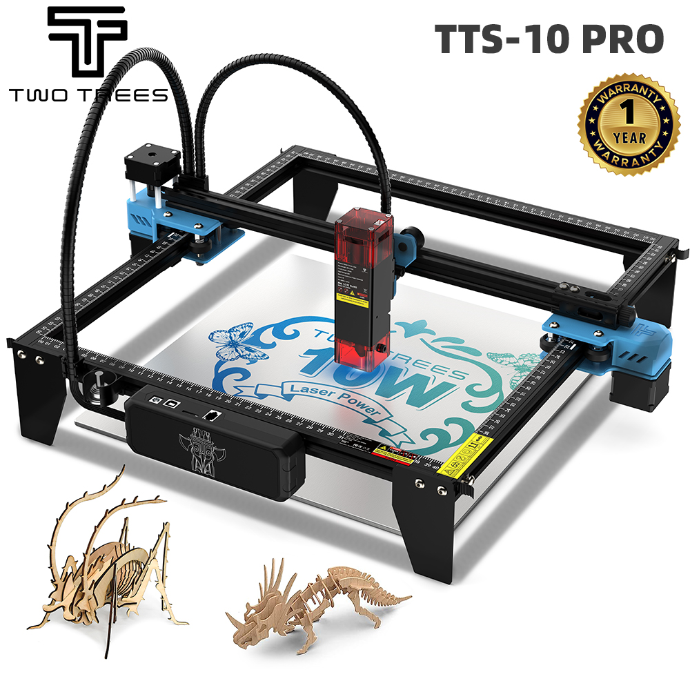 TWOTREES TTS-10 Pro เลเซอร์แกะ - Industrial Laser Etching Machine บทวิจารณ์และราคา