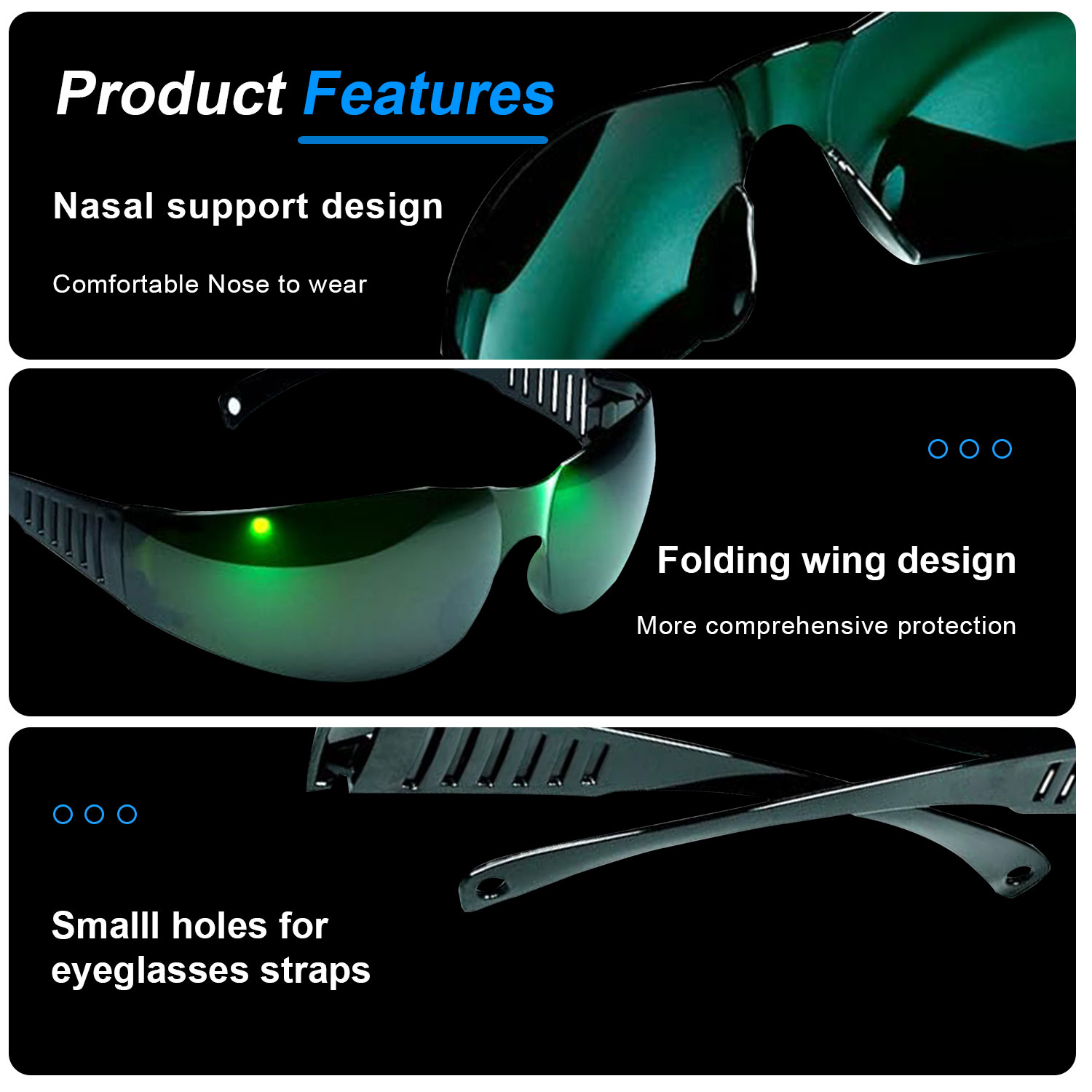 แว่นตาป้องกันรังสี UV IR IPL ผ - Industrial Laser Glasses บทวิจารณ์และราคา