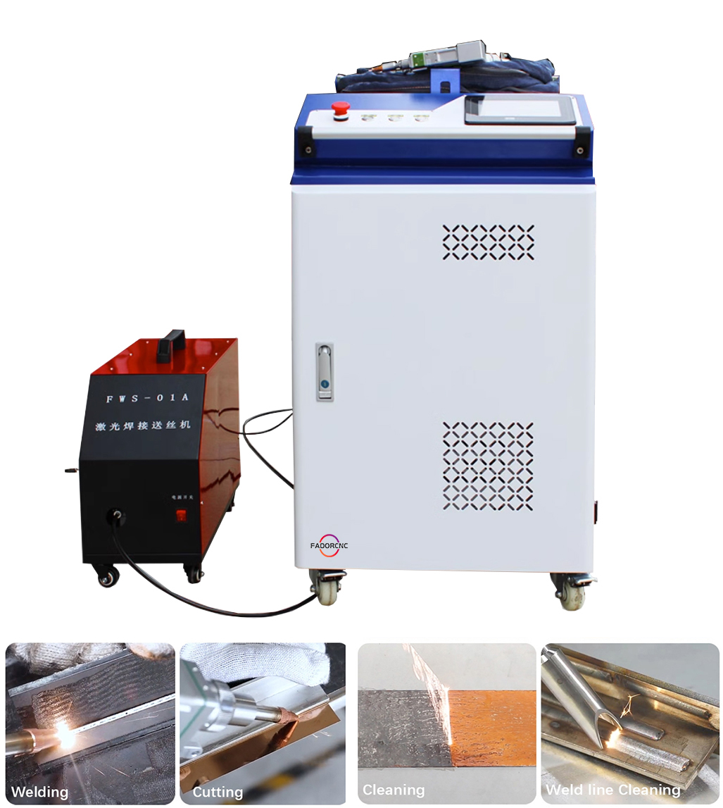 เครื่องเลเซอร์ไฟเบอร์ 4-in-1 ก - Handheld Laser Welding Machine บทวิจารณ์และราคา