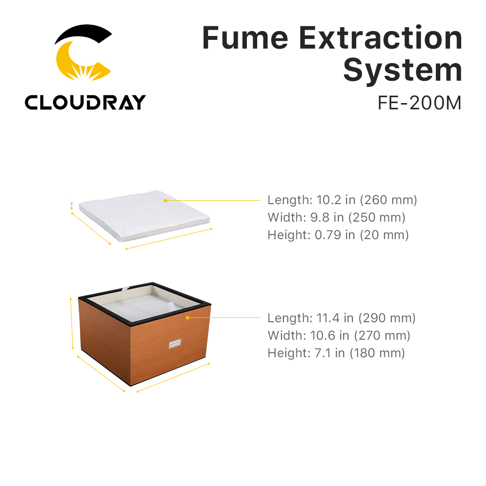ระบบดูดควัน Cloudray รุ่น FE-2 - Industrial Laser Cutting Machine บทวิจารณ์และราคา